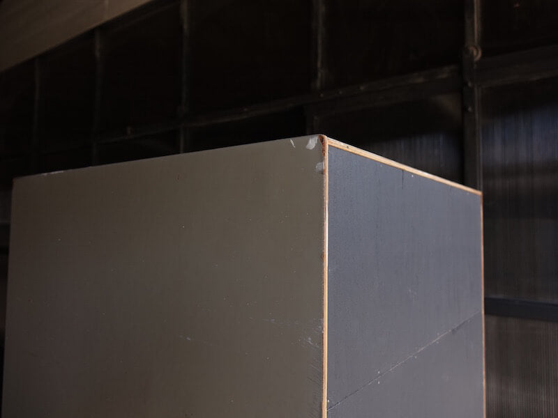Vintage Gray Door Wardrobe